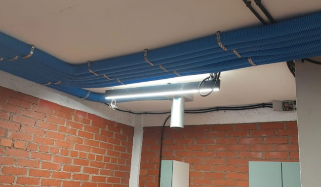 Сборка и монтаж щитов управления системами вентиляции и кондиционирования.